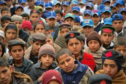 Pakistani children looking lost in the world.